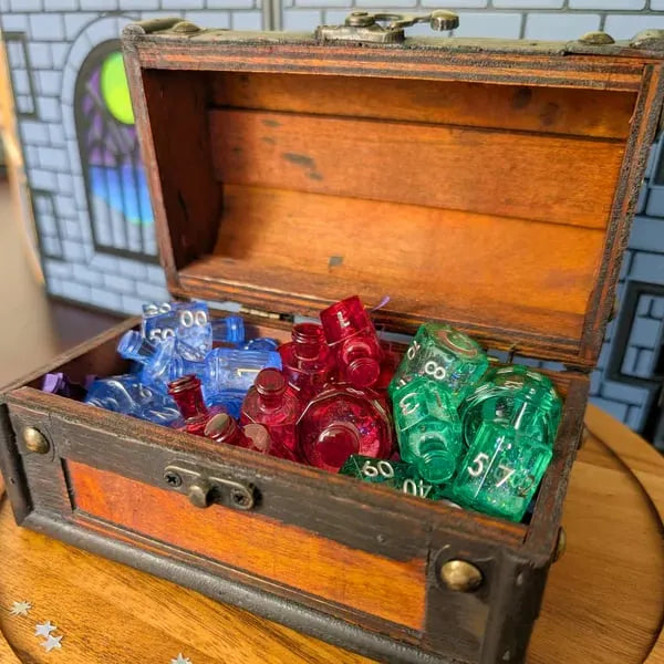 🎲🌙Crescent Moon Liquid Core Potion Dice Sets🧪