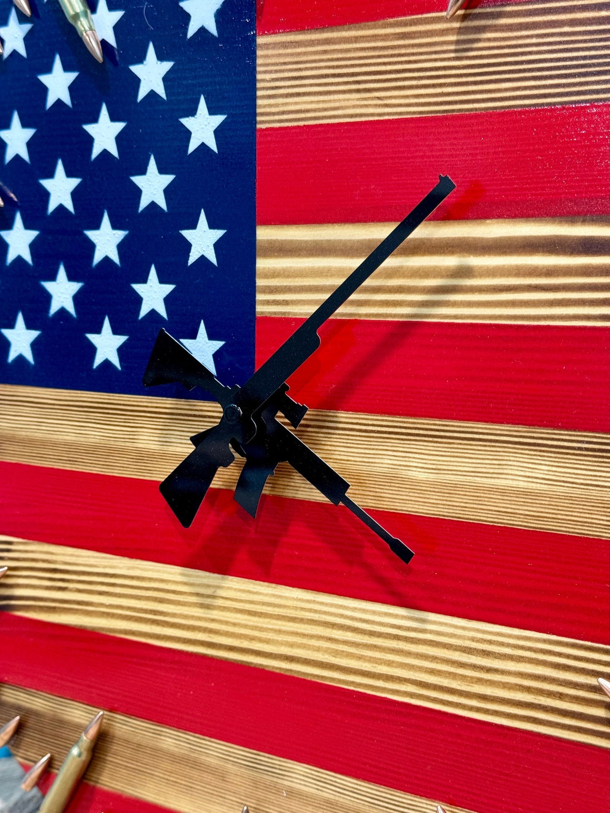 Handmade Patriotic American Flag Clock🎁BUY 2 FREE SHIPPING