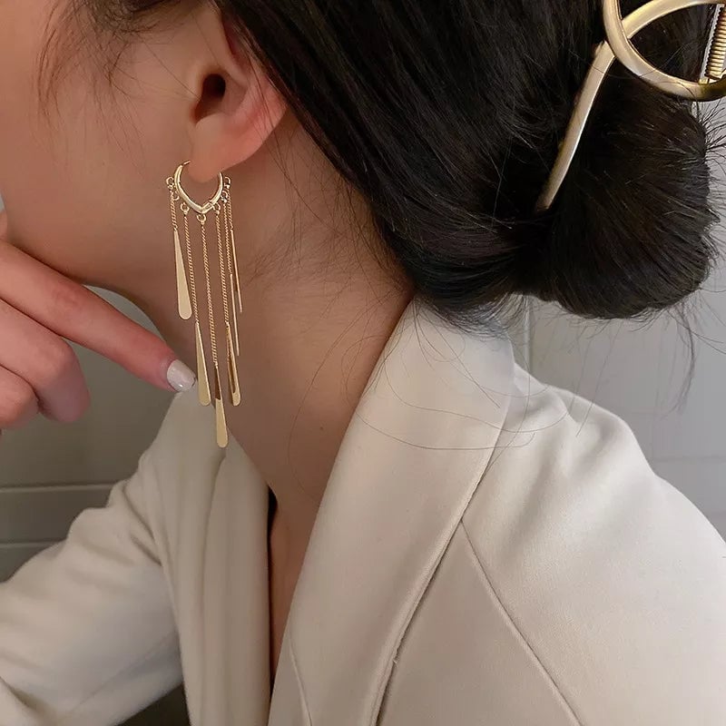 FASHION LONG TASSEL EARRINGS