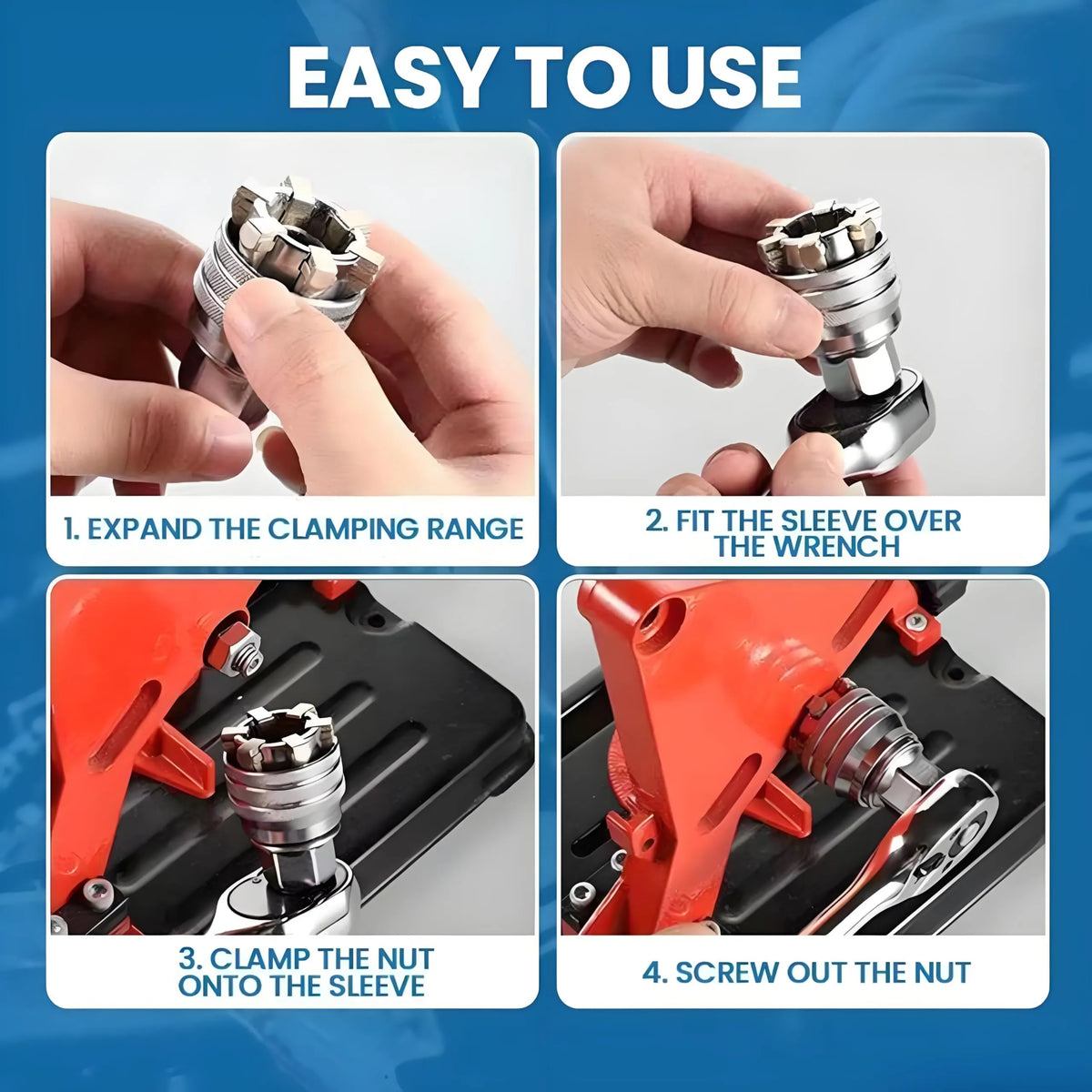🎉10-19mm Adjustable Universal Socket Wrench