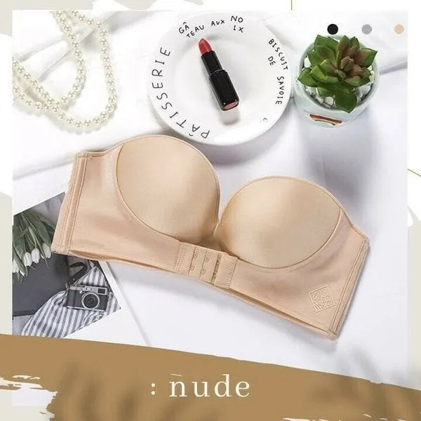 🔥Last Day 48% OFF - Invisible Strapless Super Push Up Bra