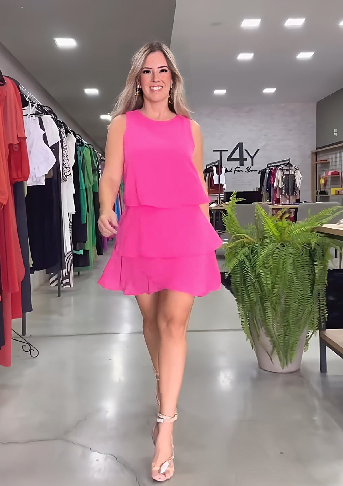 Sleeveless Double Layer Ruffle Dress👗Buy 2 Free Shipping