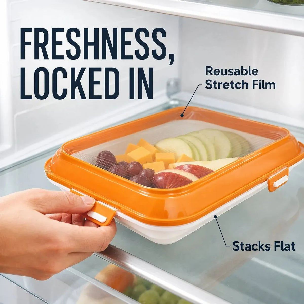 🔥HOT SALE🔥Reusable Flexible-Film Food Preservation Tray