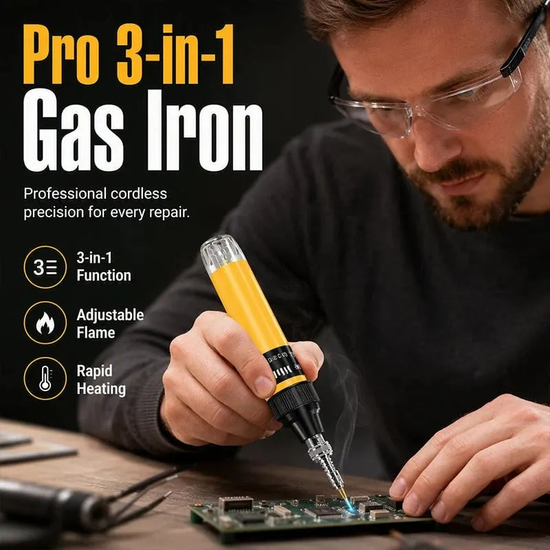 🔥 HOT SALE 🔥Cordless Butane Soldering Iron Pen