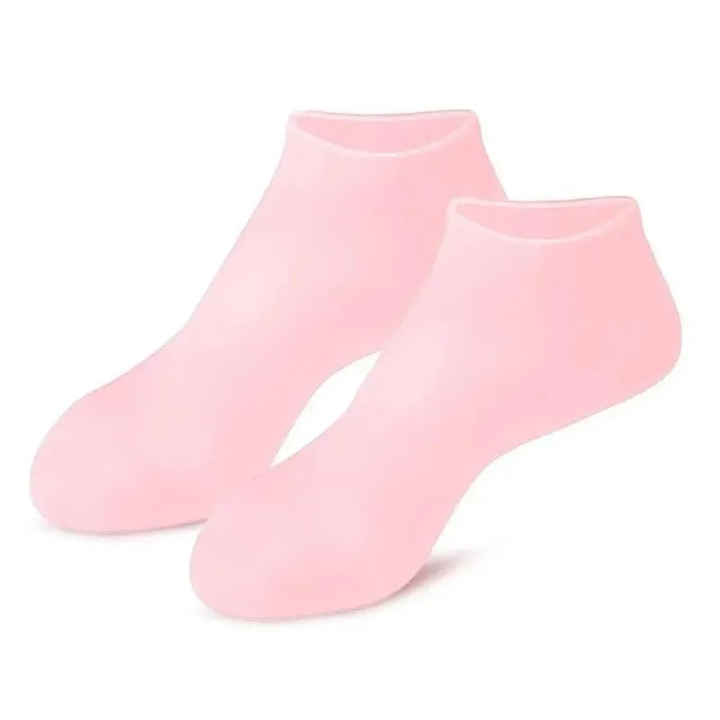 🎉🔥Hot Sale 49% OFF🔥 Women's Silicone Foot Socks – Moisturizing Gel, Cracked Heel Repair, Reusable 🦶