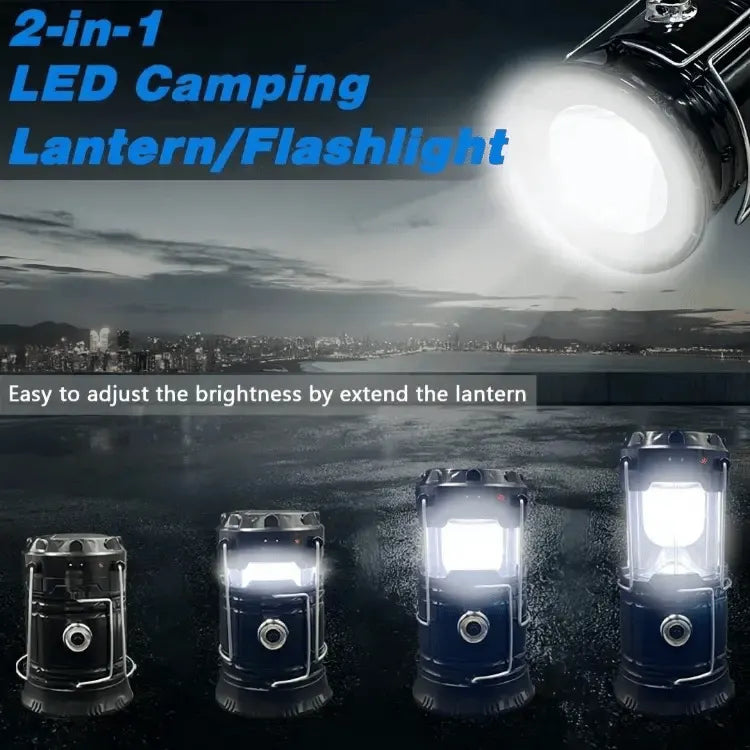 🎉Collapsible LED Camping Lanterns Lightweight Solar