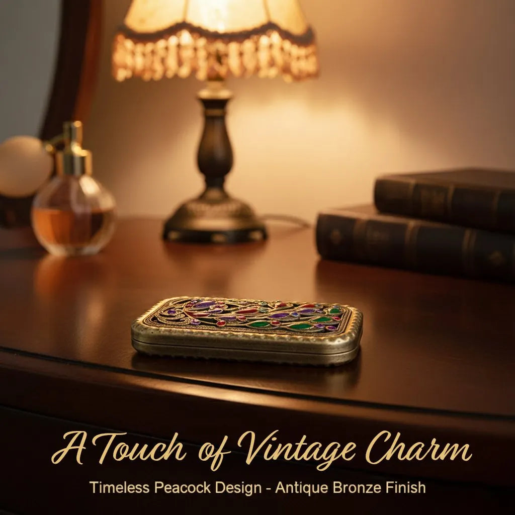 🔥Last Day 49% OFF - ✨Vintage Charm Compact Mirror