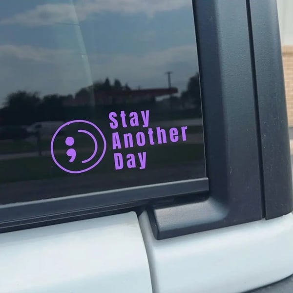🔥LAST DAY 50% OFF - 🎗️Share Pack❤️ SAD Mental Health Awareness Car Decal (5 Pcs)
