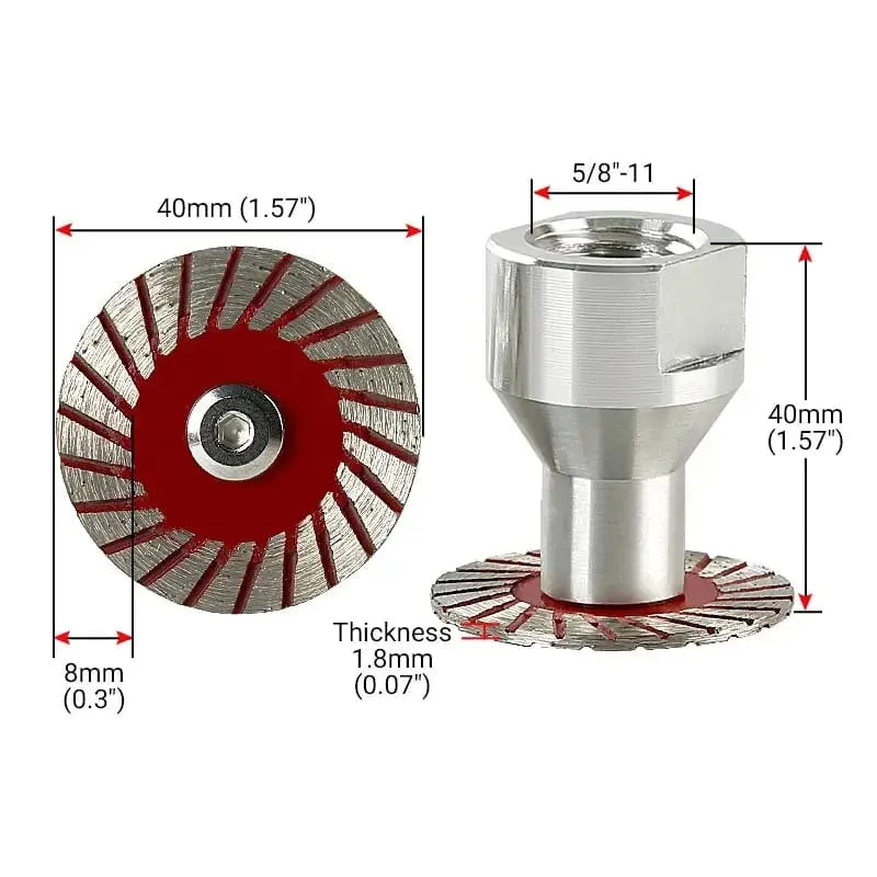 🎉1.57" Diamond Saw Blades Set 🔪💎 Precision Stone Cutting Made Easy