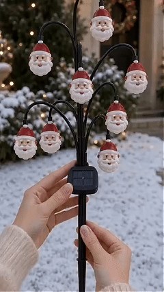 🎉⏳ Last Day 49% OFF – 🎄Solar Christmas Character Pathway Stake Light Collection | 5 Festive Designs with Warm White LEDs, Automatic Dusk-to-Dawn Lighting & Easy Ground-Stake Setup ✨