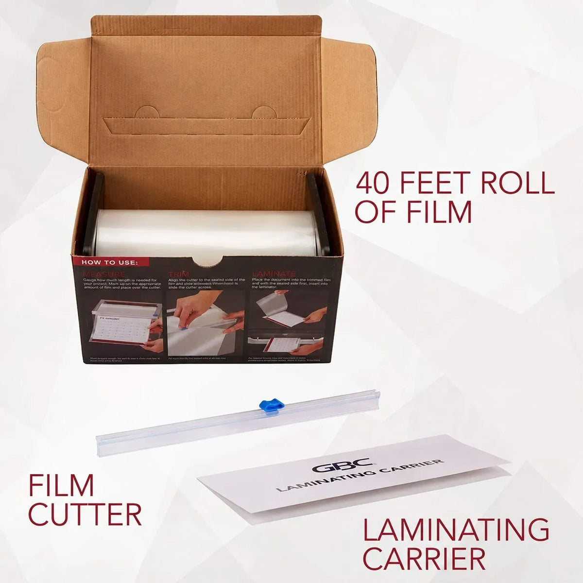 🎉🔥 Select-A-SizeTM Custom Thermal Lamination Roll with Built-in Trimmer (3 Mil, 40 FT)