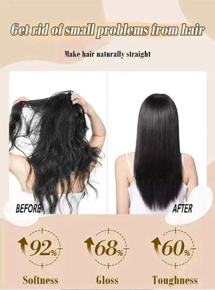 Save 45% on limited time purchase ✨ Silk and Keratin Treatment Hair Straightening Cream