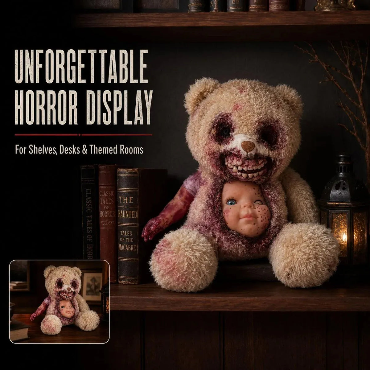 🔥HOT SALE🔥💥🏆Creepy Reveal Horror Teddy Bear 🧸