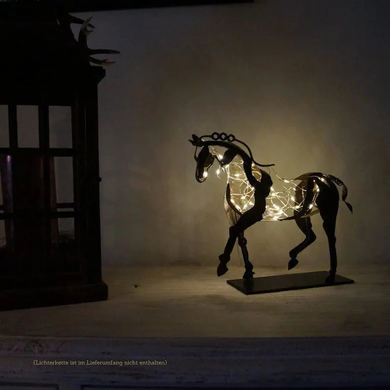 🐎🐎New Horse Sculpture “Adonis” – Quality Handmade from Metal, Abstract but Modern and Realistic Art