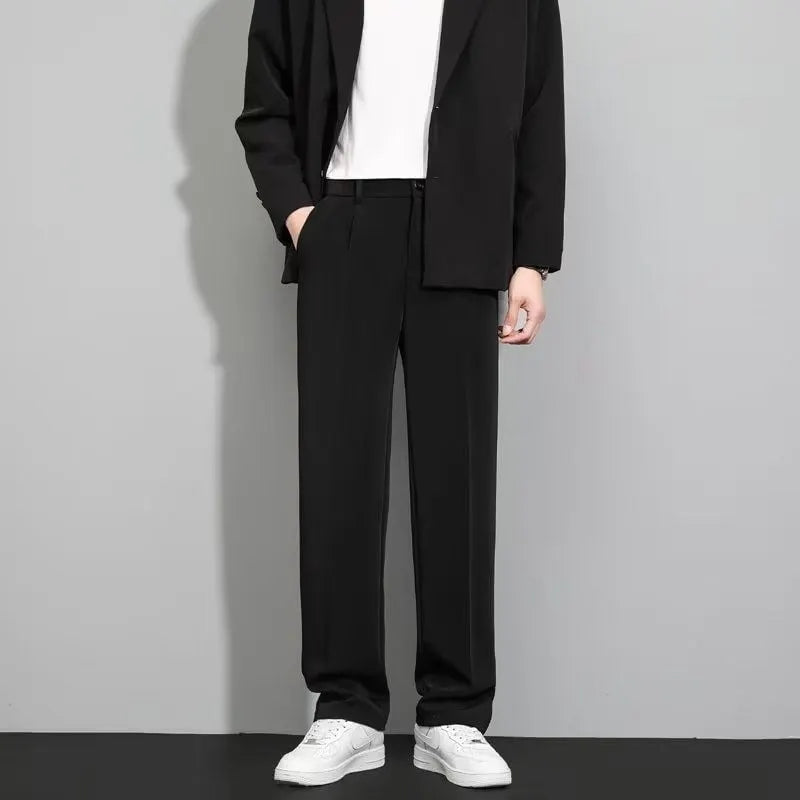 ice Silk Straight Leg Pants (Buy 2 pieces for free shipping)