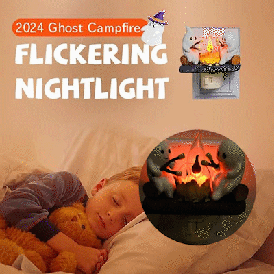 🔥🔥 Hot Selling Now & Ghost Campfire Flickering Nightlight✨🔥👻