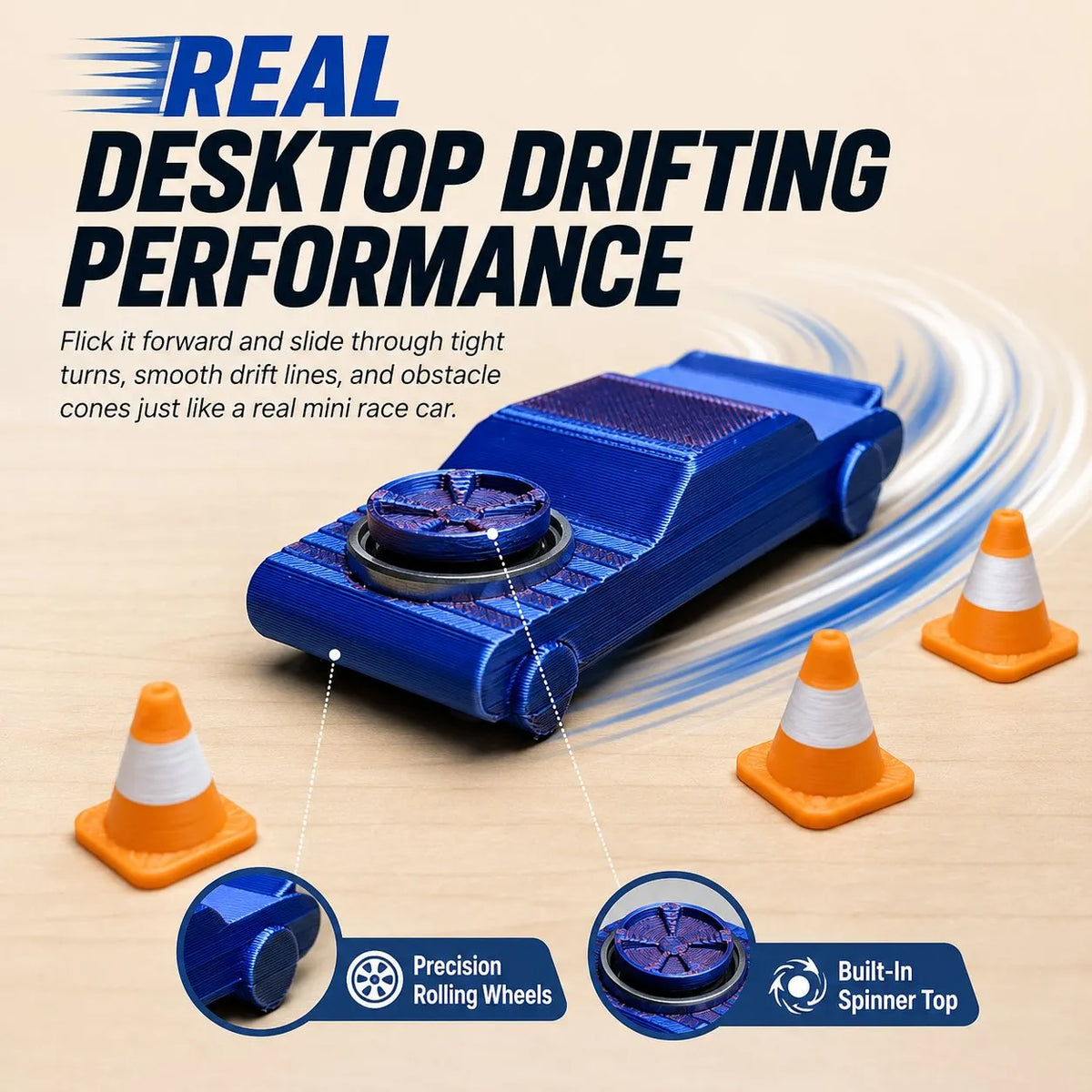 🏎️ ✨ The FidgetDrifter | Pocket Drift Fidget Car Toy