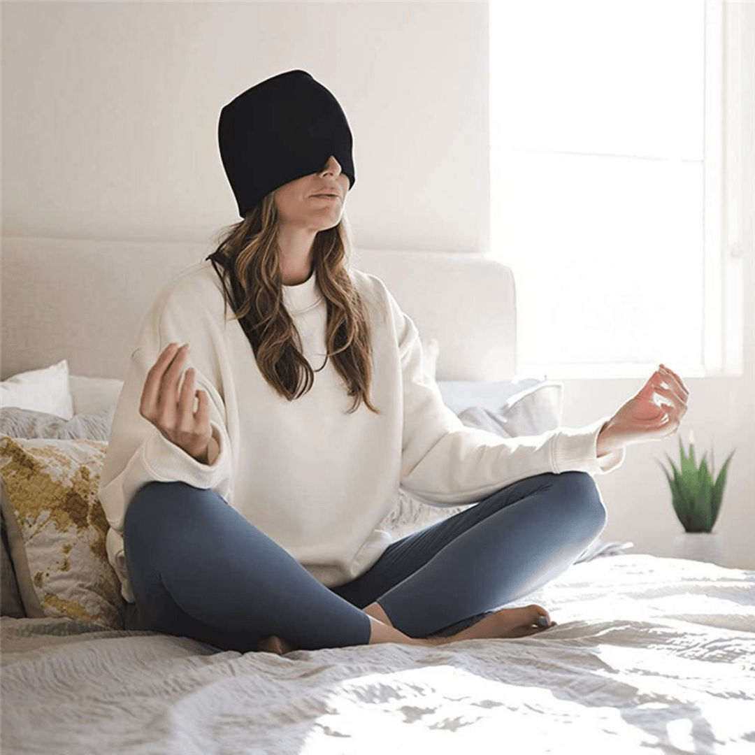 Hot sale 48% off -  Headache Relief Hat Cold Compress Hood