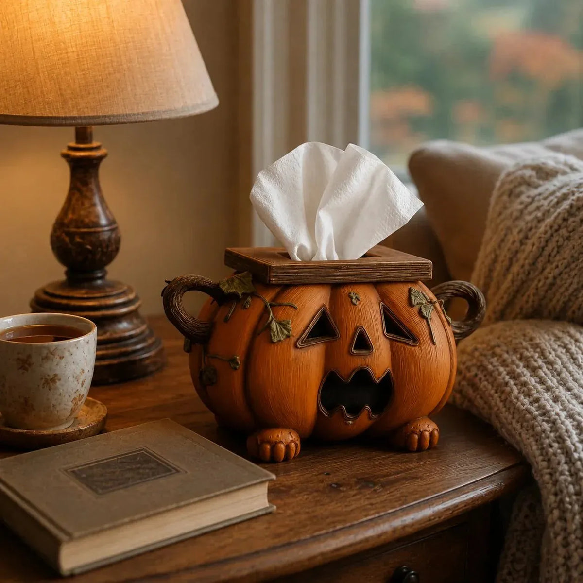 🔥HOT SALE🔥🎃🧻Pumpkin Tissue Box Cover
