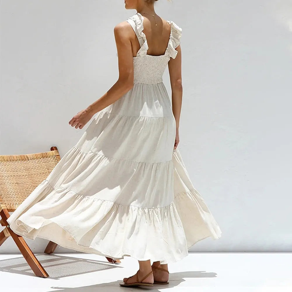 VionelleTM | Elegant Maxi Dress With Ruffles