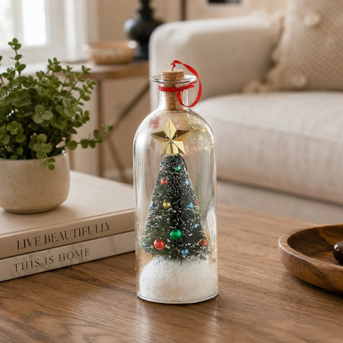 Christmas Tree Message Bottle – A Heartfelt Voice Keepsake Gift for Family & Loved Ones