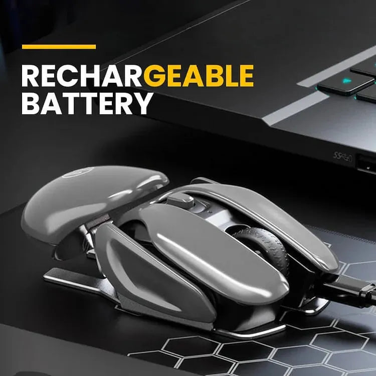 🔥LAST DAY 49% OFF🔥Wireless Ergonomics Metal Mouse