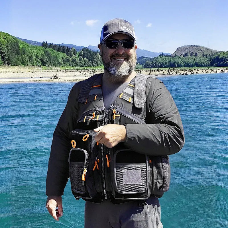 Multi-Functional Life Vest for Fishing