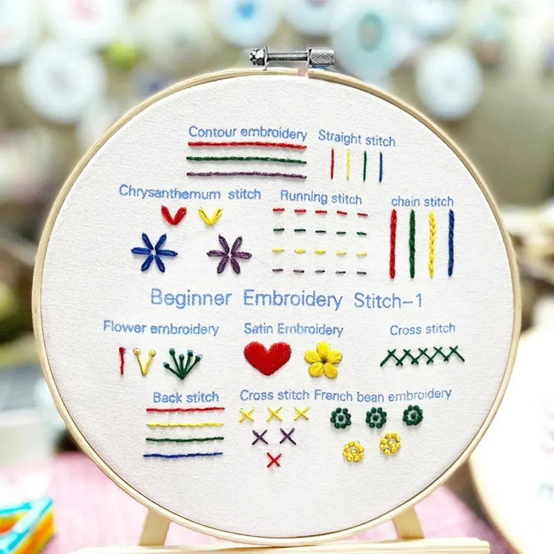 💕Beginner Friendly- Embroidery Stitches Practice Kit