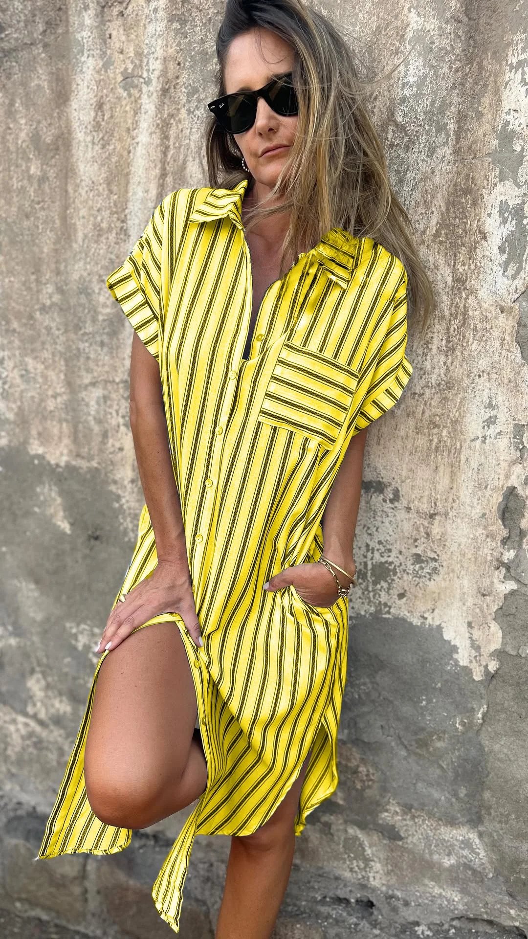 Pocket Stripe Dress