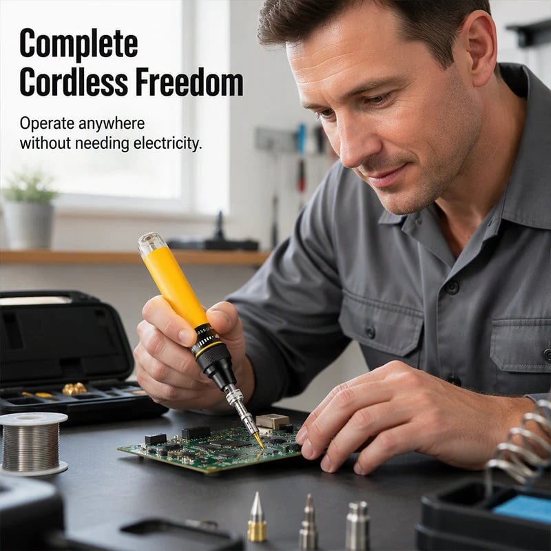🔥 HOT SALE 🔥Cordless Butane Soldering Iron Pen