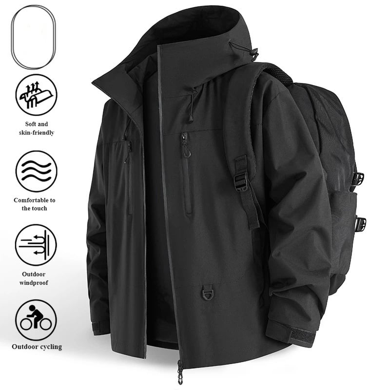 🧡Last Day Sale 50% OFF!!🔥Waterproof Jacket: The Ultimate Gift for Outdoor Lovers & Daily Commuters!