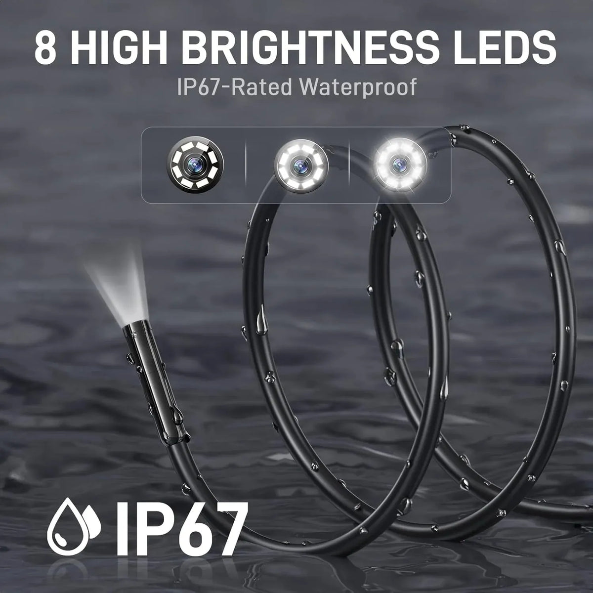🎉🔎 Plug-and-Play Endoscope Camera - Compatible with Android & iPhone & ipad for Direct Connection