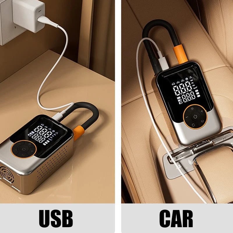 🔥 HOT SALE 🔥🚗💨Tire Inflator Portable Air Compressor
