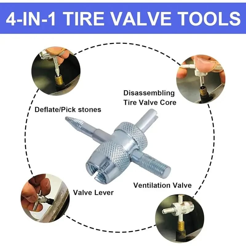 🎉 🚗 Quick Change Tire Valve Tool Kit