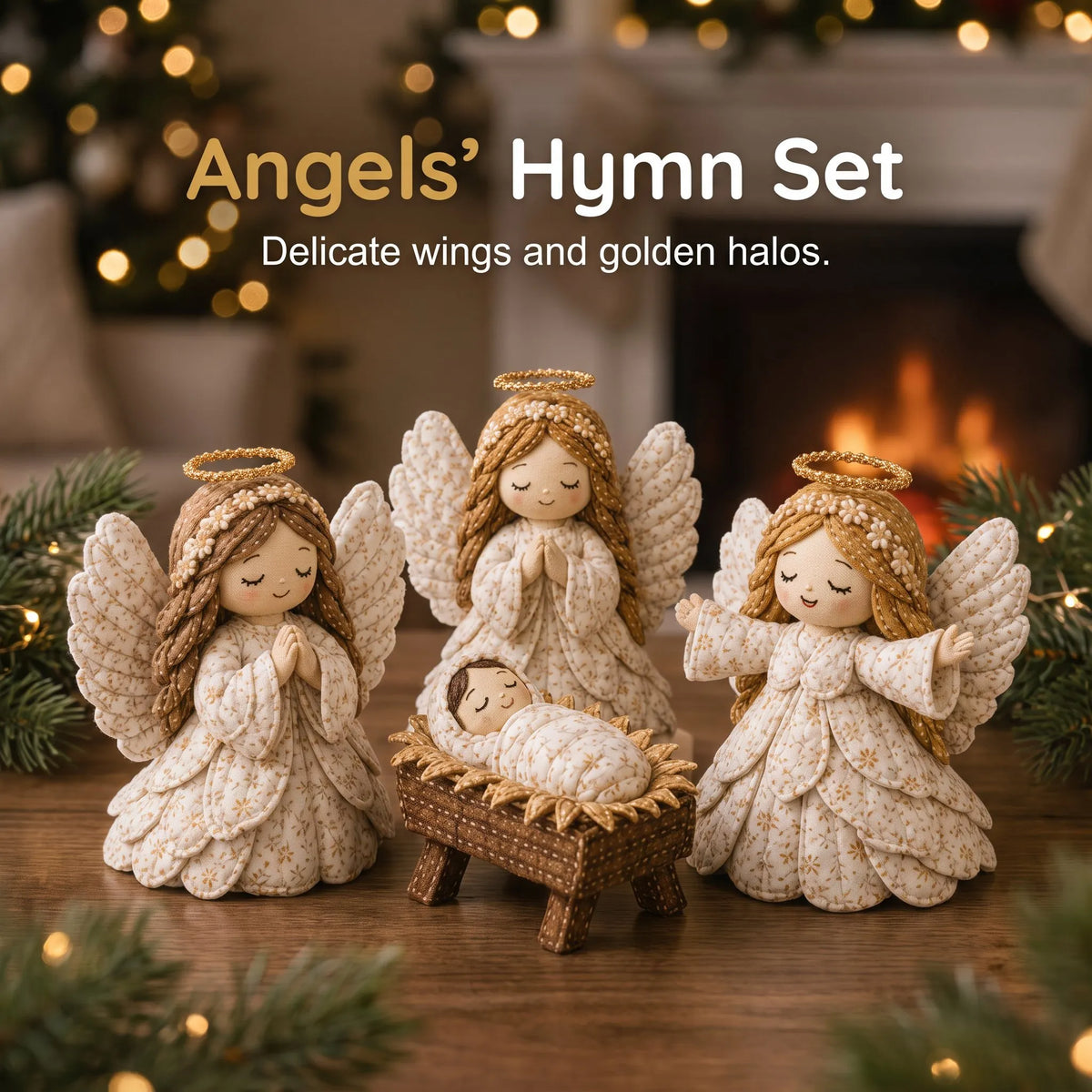 ✨ Bring the Story of Christmas to Life: DIY Patchwork Nativity Scene Sewing Kit✝️