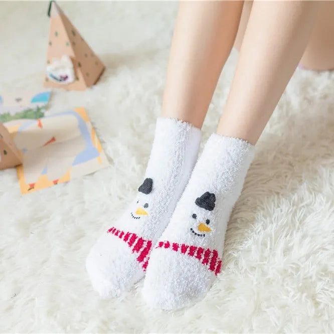 🎄Christmas Sale- 49% OFF🎁Cute Christmas Style Thickened Warm Socks
