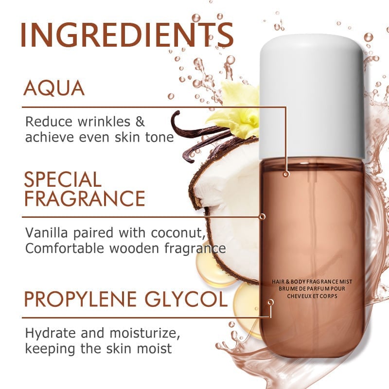 🔥HOT SALE🔥LAST DAY PROMOTION SAVE 49%✨Vanilla & Cream Body Mist Duo 🌿