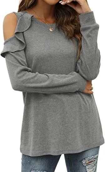 Women's Casual Long Sleeved Shirt Blouse