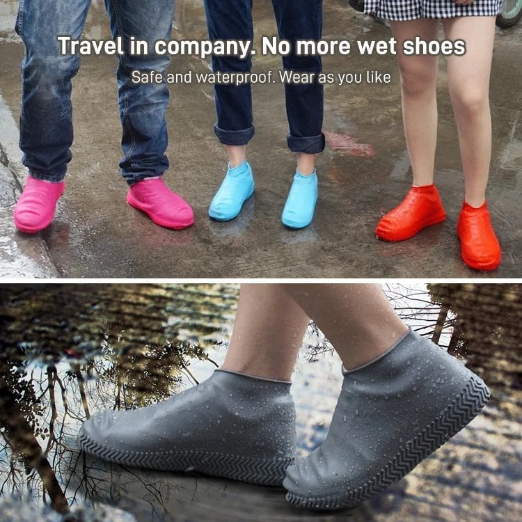 (Early Mother's Day Sale- SAVE 48% OFF) Unisex waterproof silicone shoe covers