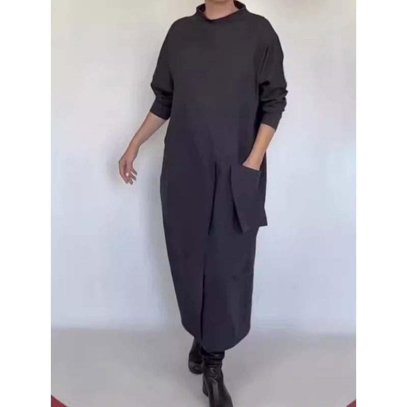 Irregular Loose Casual Patchwork Maxi Dress (Buy 2 Free Shipping)