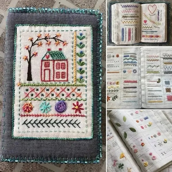 🌈Beginner-Friendly💕2026 Upgraded Embroidery Stitch Book Kit