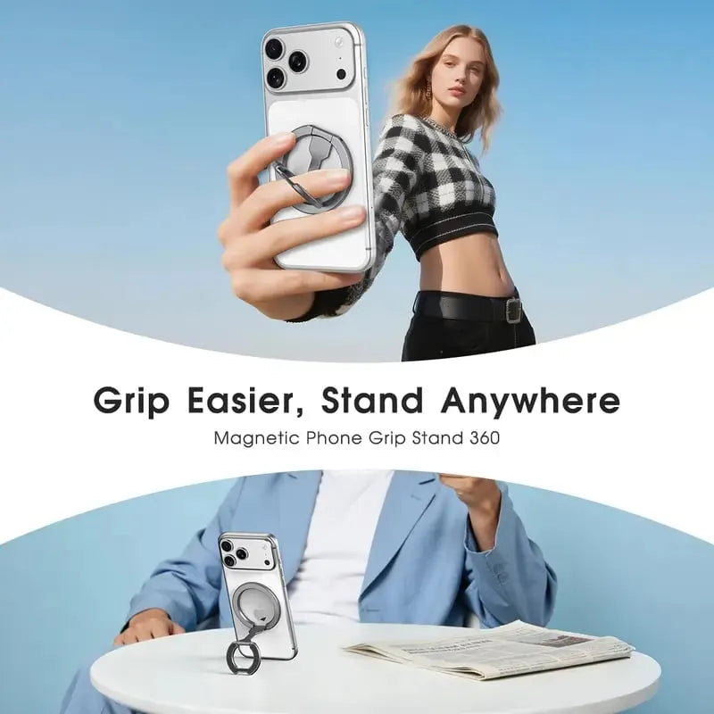 🎉Double-Sided Magnetic Phone Stand Adjustable & Compatible with iPhone 12-17 Series