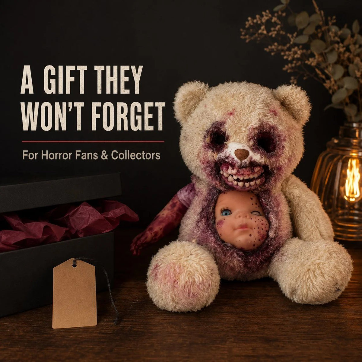 🔥HOT SALE🔥💥🏆Creepy Reveal Horror Teddy Bear 🧸