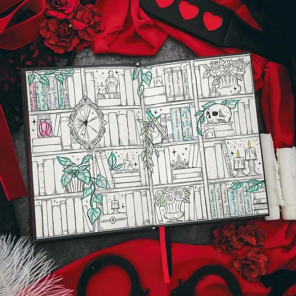 🔥Last Day 50% OFF - 🖤🌶️A Little Wicked Reading Journal📖
