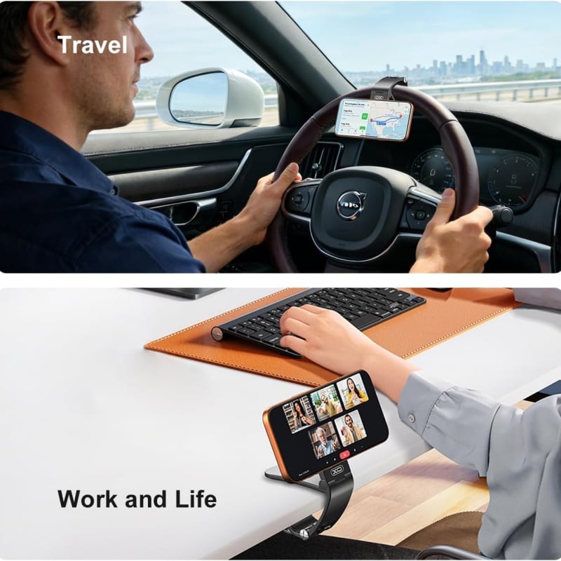 🔥HOT SALE🔥Adjustable Magnetic Car Phone Mount Clip
