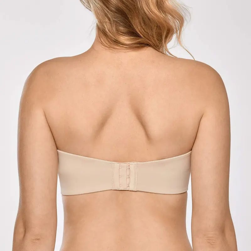 Full Support Non-Slip Convertible Bandeau Bra