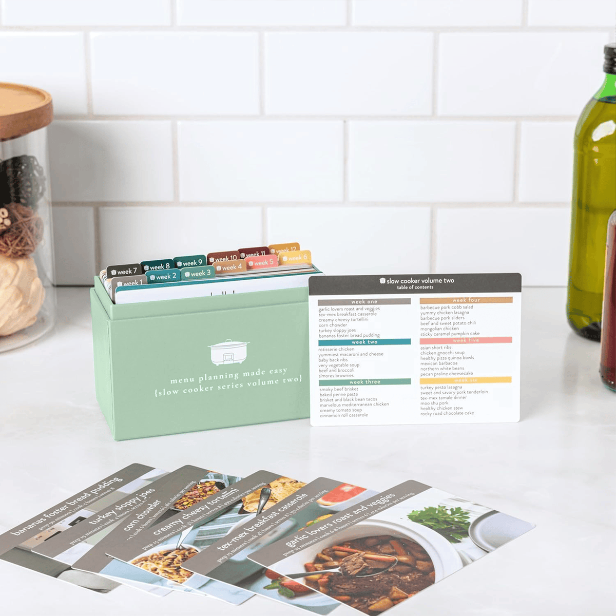 🔥HOT SALE🔥🍽️ Meal Planning Kit with 103 Photo Recipe Cards(Without a gift or present.)