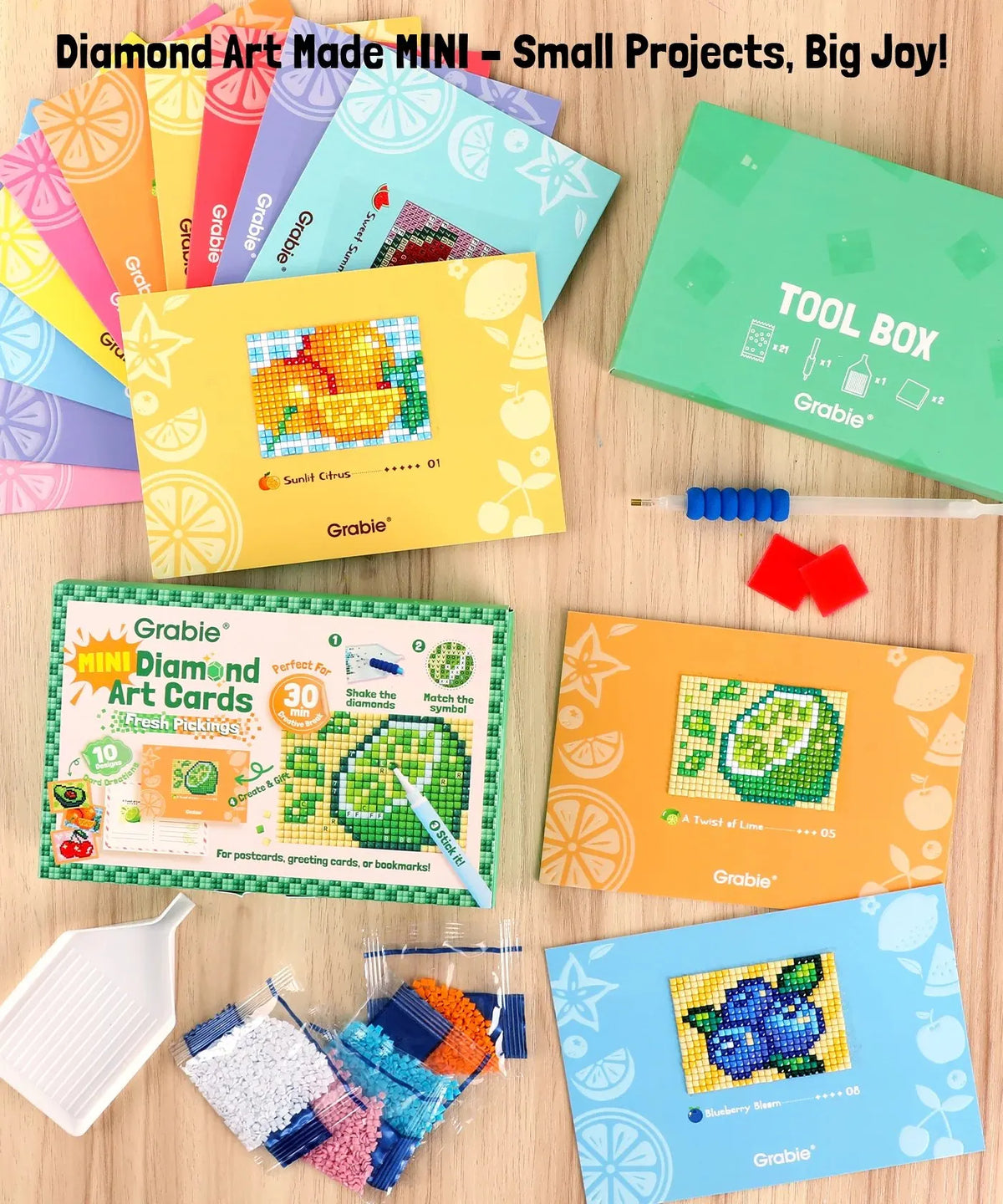 Mini Diamond Art Cards – Create Sparkling Mini Masterpieces in 30 Minutes