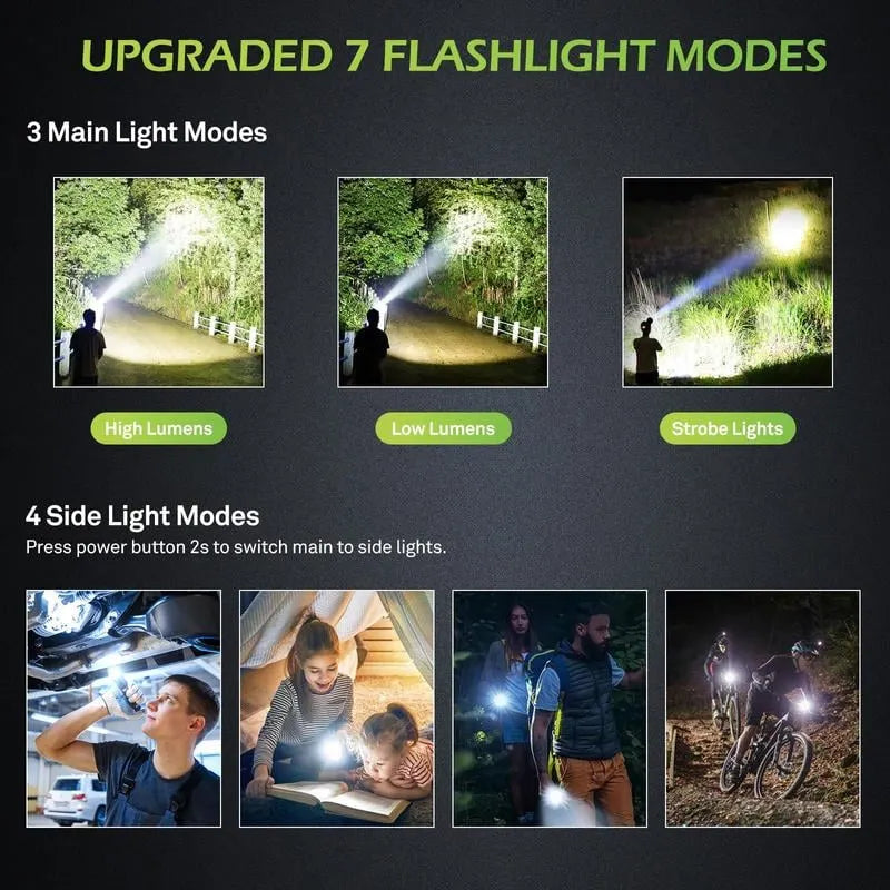 🔥HOT SALE 49% OFF🔥New Upgraded A70 Tactical LED Flashlight