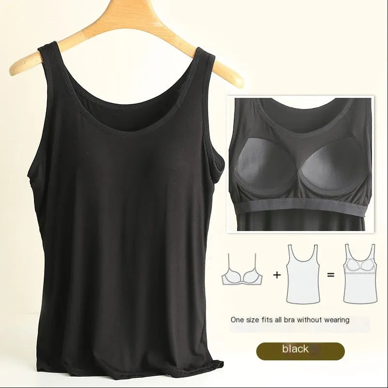 2 in 1 Tank Top + Bra